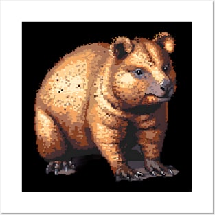 Pixelated Wombat Artistry Posters and Art